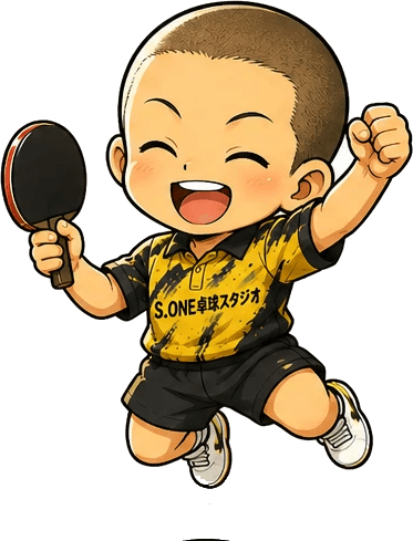 S_ONE卓球スタジオのマスコット カケルン